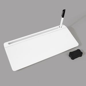 Tableau blanc effaçable à sec pour bureau, tableau blanc en verre pour ordinateur de bureau, bloc-notes de rangement pour le bureau - Product Image 2
