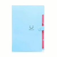 Porte-documents extensibles esthétiques à 5 poches personnalisés, organiseur de documents mignon en PP avec étiquettes pour papiers, logo personnalisé