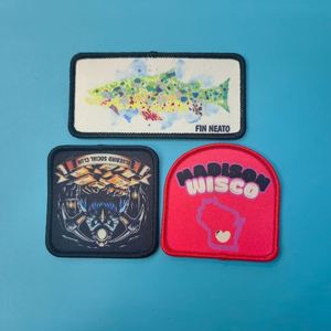 Patchs imprimés par sublimation thermique personnalisés avec logo de dessin animé en couleur pour vêtements et chapeaux - Product Image 2