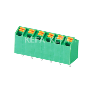 KEFA KF250NH-5.0 PA66plastic <strong>Newest</strong> Design <strong>Wire</strong> With 300V/8A Single Row Needle PCB SpringTerminal <strong>Block</strong> - Product Image 1