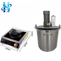 Machine à frire automatique en acier inoxydable pour usage commercial avec moteur et pompe 380V/220V pour la restauration commerciale