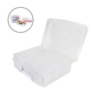 Photo Box 4" X 6" Photo Storage Box Craft Keeper 16 Inner Photo Keeper Organizer Cases Storage Containers Box