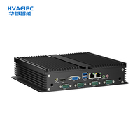 Mini Computadora Industrial Integrada HVAEIPC de 12.ª Generación |   Doble LAN, Múltiples Puertos Seriales, 4GB de RAM, 256GB de Almacenamiento, Sistema Operativo Integrado, Bluetooth