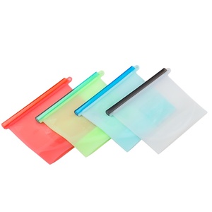 premium Reusable Silicone Fresh Sealing Vacuum Food Safe Preservation Frozen Fridge Food Storage Bag