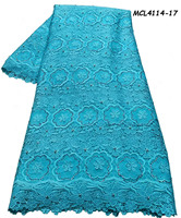Nouveau Tissu en Dentelle Guipure Brodé Perlé de Haute Qualité, 5 Yards, Imprimé Animaux Africains, Écologique, 100% Polyester, Style Prédécoupé