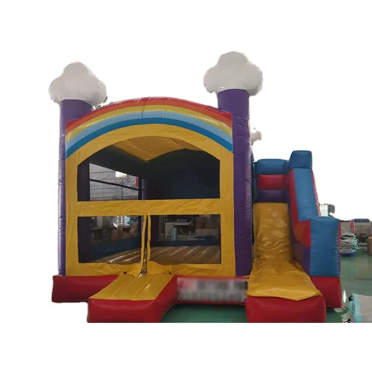 Inflatable nhà bị trả lại ngoài trời sân sau bouncy lâu đài nhảy cho trẻ em