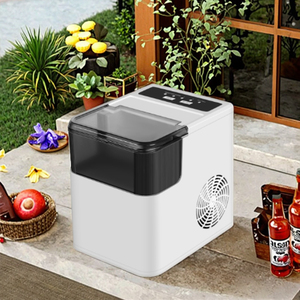 Macchina per il Ghiaccio Bullet 12KG/24H - Produzione Rapida 6-8 Minuti, Doppio Voltaggio e Pulizia Automatica - Product Image 3