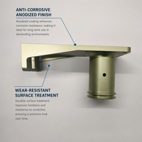 Support de fraisage CNC robuste en acier inoxydable, composant de support léger et haute résistance pour l'ingénierie de précision