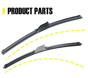 Mitsubishi Washer Wiper Windshield Wiper Blades 12mm Hook Wiper Blade Restorer For Toyota CHR 2017 Car Accessories Black A6 S189