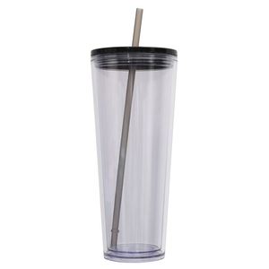 Nouvelle tasse en plastique double paroi épaissie de 26 oz, grande capacité, style européen et américain, pour l'approvisionnement direct transfrontalier, design simple - Product Image 6
