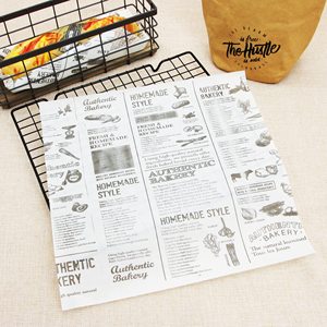 Customized Coated Double Side Greaseproof Food Grade Eco Friendly Kraft <b>Paper</b> <b>Sheets</b> for Bread & Cookie - Product Image 1
