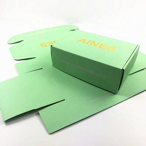 Mittelgroße, individuell gefärbte Wellpappenschachtel, kostenlose grüne Versandbox, recycelbar, für Kosmetik, loses Puder, Augencreme, Gesichtscreme - Product Image 4