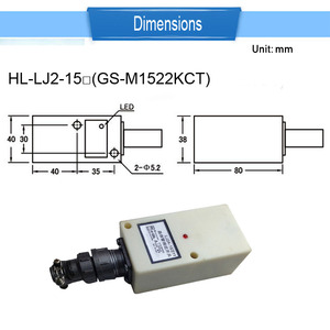 LJ2L-10(15)G-4/121 GS-M1522KCT LJG8D-15/J2H1 ทรานซิสเตอร์แบบเสียบปลั๊กสวิตช์ความใกล้เคียงกระแสสูง - Product Image 6