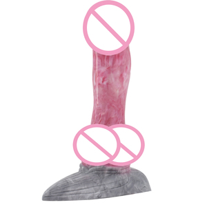 Nuevo Dildo Grande <span class=keywords><strong>de</strong></span> Silicona Impermeable con Forma <span class=keywords><strong>de</strong></span> Pene <span class=keywords><strong>de</strong></span> Perro Policía, Colorido, para Masturbación Femenina, Sensación Realista - Product Image 1