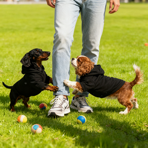 Customized Cotton Material Pet Solid-color Sweatshirt, Pet Parent-child Clothing, Red Big <strong>Dog</strong> Sweatshirt French Bulldog Clothing - Product Image 3