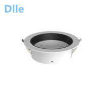 Downlight LED encastré 12W 15W 18W SMD LED 80Ra 90Ra Angle de faisceau 100° °   Aluminium moulé sous pression blanc et noir pour usage domestique, hôtelier, bureautique et intérieur