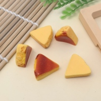 En gros, Breloques en résine Kawaii en forme de pain, Série Pain, Fournitures artistiques de simulation alimentaire, Cabochons à dos plat pour la décoration de créations DIY