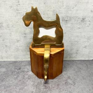 Soporte para Calcetines Navideños de Latón Pulido, Soporte para Calcetines de Aluminio Dorado para Decoración Navideña - Product Image 2