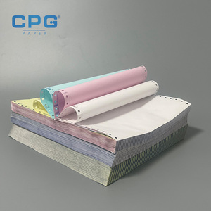 Papel autocopiativo OEM personalizado al por mayor de alta sensibilidad, hojas A4 de 4 capas, papel NCR para recibos de oficina y formularios de facturación - Product Image 1