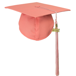 Chapeau <span class=keywords><strong>de</strong></span> graduation carré en satin noir mat tissé, avec pompon, directement <span class=keywords><strong>de</strong></span> l'usine, pour diplôme universitaire <span class=keywords><strong>de</strong></span> licence - Product Image 5