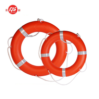 2.5KG Solas bouée de sauvetage marine bouée de sauvetage bouée de sauvetage 720mm ± 20mm pour la sécurité de la natation eau d'urgence taches touristiques sauvetage de plage