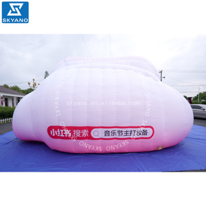 Tente publicitaire gonflable en forme de nuage rose pour l'extérieur - Product Image 5