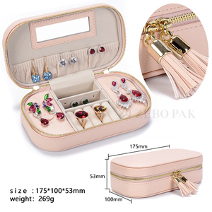 De Voyage En Cuir <span class=keywords><strong>Bijoux</strong></span> Organisateur De Rangement <span class=keywords><strong>avec</strong></span> <span class=keywords><strong>Miroir</strong></span> pour Bagues Boucles D'oreilles Collier Cadeaux pour Les Femmes - Product Image 1