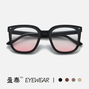 Lunettes de soleil surdimensionnées Yingtai Eyewear, protection UV400, monture en PC, verres en résine, unisexe, mode. - Product Image 5
