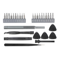 Vente Flash Transfrontalière : Kit de Tournevis à Cliquet Industriel Chinois 29-en-1, Embouts Interchangeables Multifonctionnels pour Réparations Domestiques