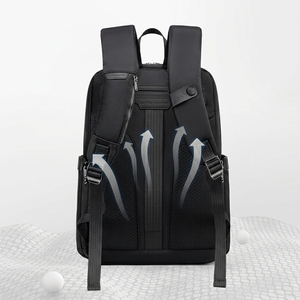 Arctic Hunter - <span class=keywords><strong>Mochila</strong></span> Moderna Impermeable con Cierre de Cremallera para Portátil, de Nailon, Gran Capacidad, para Viajes, Uso Diario - Product Image 3