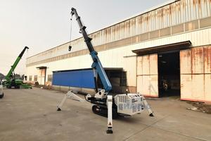 Grue araignée 3 tonnes à prix d'usine, nacelle télescopique, chenilles pliables - Product Image 6
