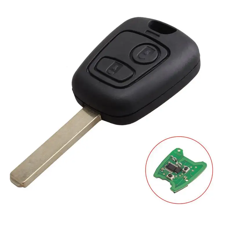 Hot Bán 433.92MHz 2 Nút 307 Từ Xa Key Shell Lật 2015Peugeot 0532 Sửa Đổi Từ Xa Key Shell Peugeot Key Fob Thay Thế