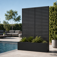 Bac à légumes surélevé en métal personnalisé avec treillis et roues 72"x47"x16" pour plantes grimpantes et légumes