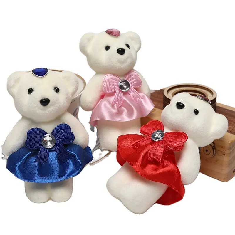 New foam lovebear wholesale cartoon bouquet ice cream foam bear doll flower shop wedding car packaging