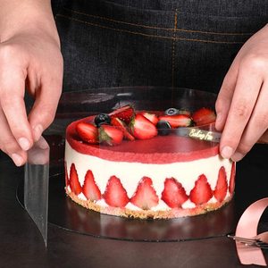 Clear <strong>Cake</strong> Chocolate Mousse <strong>Collars</strong> Transparent Decorating Acetate Sheets Roll - Product Image 2