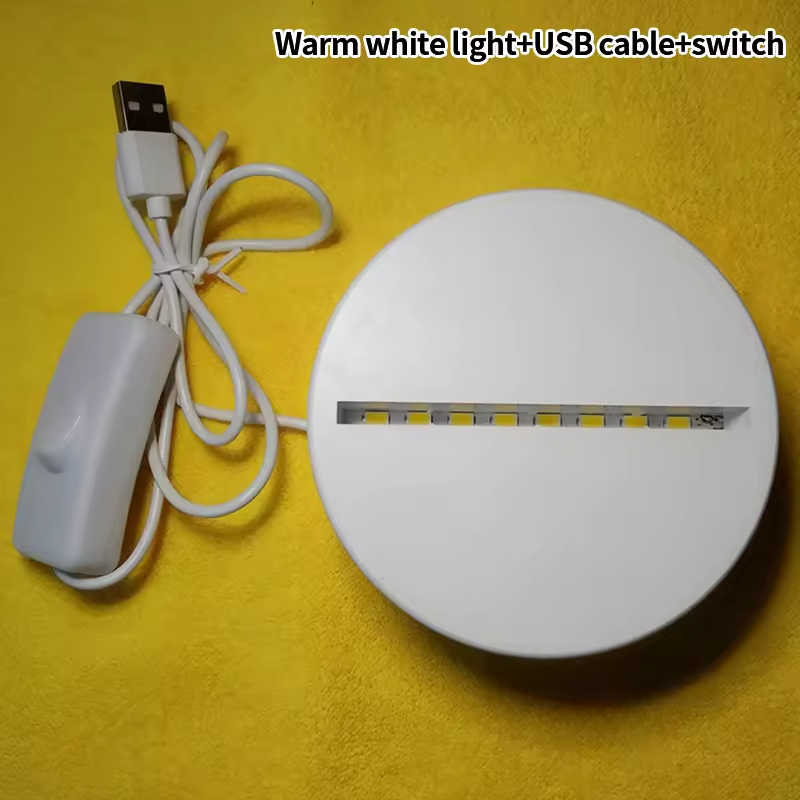 luz cálida con interruptor