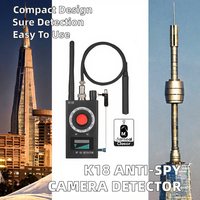 Prix usine K18 K18s Hôtel Sécurité GSM GPS RF Détecteur de Signal Dispositif Anti-Espion Bug Scanner avec Réseau GPRS
