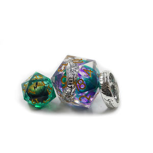 2024 Individuelles Rpg Dnd Stein Polyeder <span class=keywords><strong>Sex</strong></span>-Werdsatz Trittenspiel Steinwürfel Dungeons and Dragons - Product Image 1