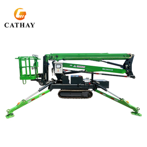 Plataforma Elevadora Araña sobre Orugas <span class=keywords><strong>de</strong></span> 10-24m y 227kg con Certificación CE ISO para <span class=keywords><strong>Limpieza</strong></span> <span class=keywords><strong>de</strong></span> Cristales <span class=keywords><strong>en</strong></span> <span class=keywords><strong>Altura</strong></span> - Product Image 4