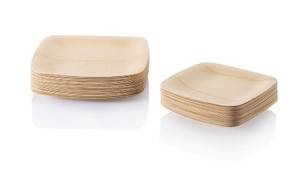 Биоразлагаемая одноразовая посуда из бамбукового волокна, бамбуковые тарелки/поднос для еды по заводской цене - Product Image 3