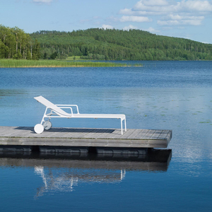 <span class=keywords><strong>Lit</strong></span> <span class=keywords><strong>d</strong></span>'extérieur inclinable avec roues plage soleil chaise longue en aluminium chaise longue imperméable - Product Image 6
