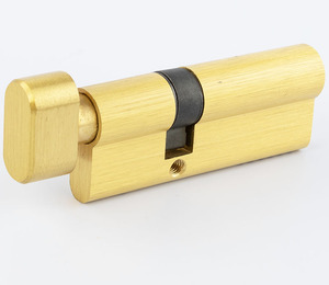 아연/구리 잠금 키가있는 양면 잠금 장치 3 개의 키로 설정된 보안 실린더 잠금 장치 - Product Image 3