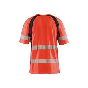 BLAKLADER-T-shirt 339710135599XXXL haute visibilité protégé contre les UV Rouge/Noir-EAN 7330509655399 HI-VIS WORKWEAR - Product Image 2