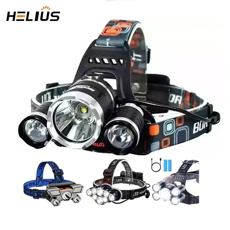 Portable Outdoor Hunting Hiking High Power Waterproof Emergency Cob Work Lights USB Rechargeable Led Head Lamp Torch Headlamp