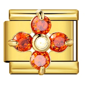Nueva Pulsera de Acero Inoxidable Electrochapada con Diseño de Goteo de Aceite DIY, Estilo Italiano, Modular y de Eslabones Elásticos - Product Image 3