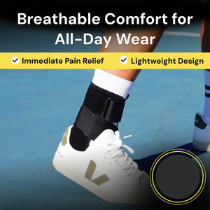 Soporte de Tobillo Transpirable con Fuerte Sujeción, Venda de Compresión para Alivio del <span class=keywords><strong>Dolor</strong></span>, Recuperación de Lesiones Deportivas y Protección Diaria - Product Image 3