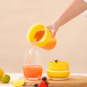 Custom Logo Hand Battery Fresh Rechargeable Personal Usb Small <b>Machine</b> Electric Portable Mini Fruit Juicer Press - Product Image 1