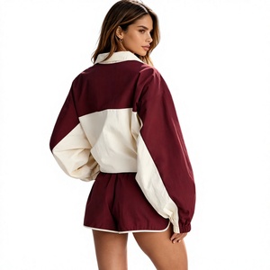 Conjunto Deportivo Cortavientos de Verano para Mujer, Ligero, de Alta Calidad, en Poliéster/Nylon, con Cierre de Cremallera, Resistente al Viento - Product Image 3