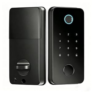 Bluelock <b>Smart</b> Deadbolt Mortise Door <b>Lock</b> Fingerprint Card Key App Unlock TTlock App/Wi-Fi/ Enabled for Wood Door Steel/Aluminum - Product Image 1