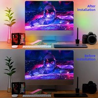 Bande lumineuse LED intelligente USB pour TV et jeux, synchronisation musicale RGB, rétroéclairage LED pour moniteur, décoration de salle de jeux PC, cadeaux de Noël